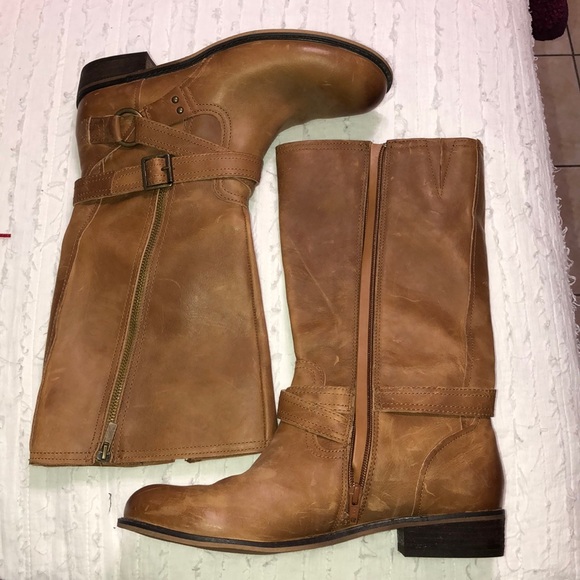 Gianni Bini Shoes - GB brown leather boots